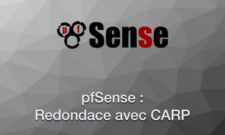 pfSense 2.3 : redondance avec CARP